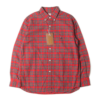 ロイヤルスチュワート タータンチェック ボタンダウン ドレス シャツ (SD Tartan Check B.D Shirt)