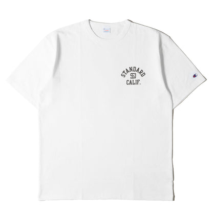 25SS × Champion ロゴ ヘビーウェイト バインダーネック Tシャツ (Champion for SD Exclusive Heavyweight Logo T)