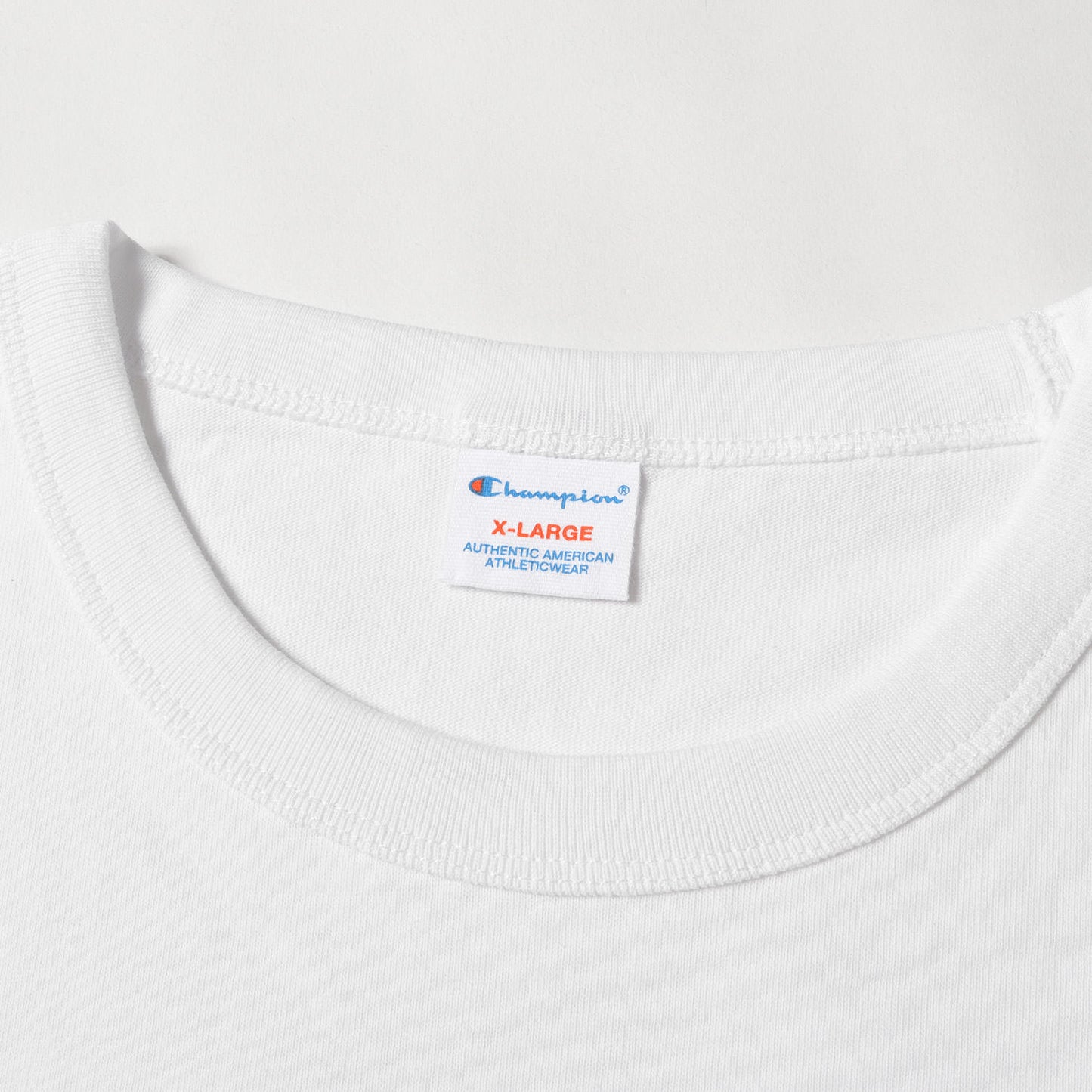 25SS × Champion ロゴ ヘビーウェイト バインダーネック Tシャツ (Champion for SD Exclusive Heavyweight Logo T)