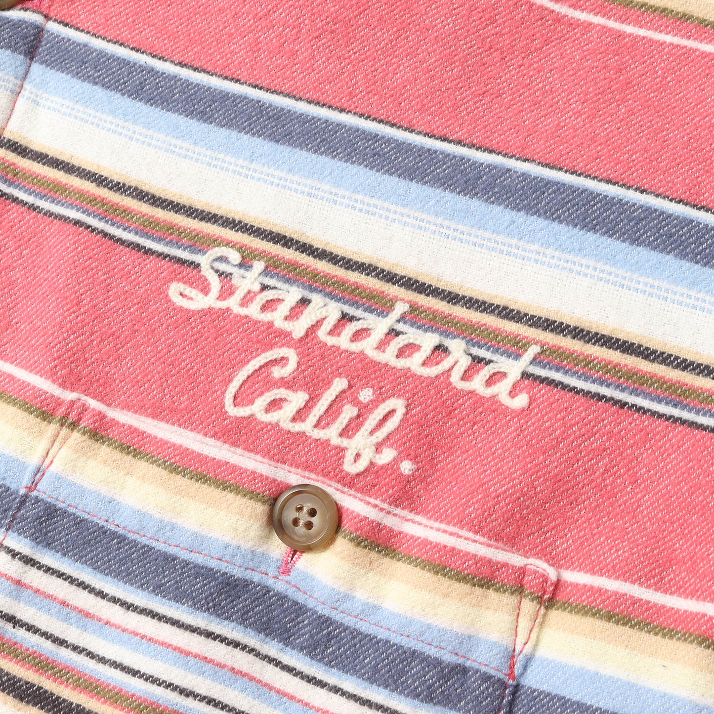 サウスウエスト ボーダー キルティング フランネル シャツ パーカー (SD SOUTHWEST FLANNEL QUILTED HOOD JACKET)