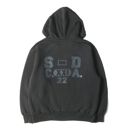 24AW バックロゴ 後付け ダブルフェイス スウェット パーカー (SD Logo After Hood Sweat)