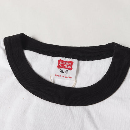 25SS グラフィック ロゴ リンガーネック ロングスリーブ Tシャツ (SD US Cotton Script Logo Ringer Long Sleeve T)