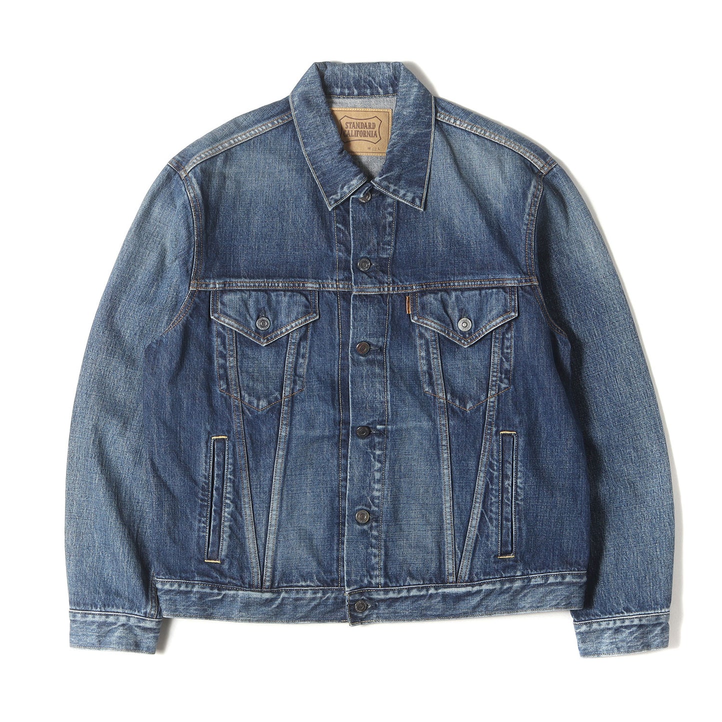 22SS ヴィンテージ加工 デニム 3rd トラッカー ジャケット (SD Denim Jacket S957 Vintage Wash)