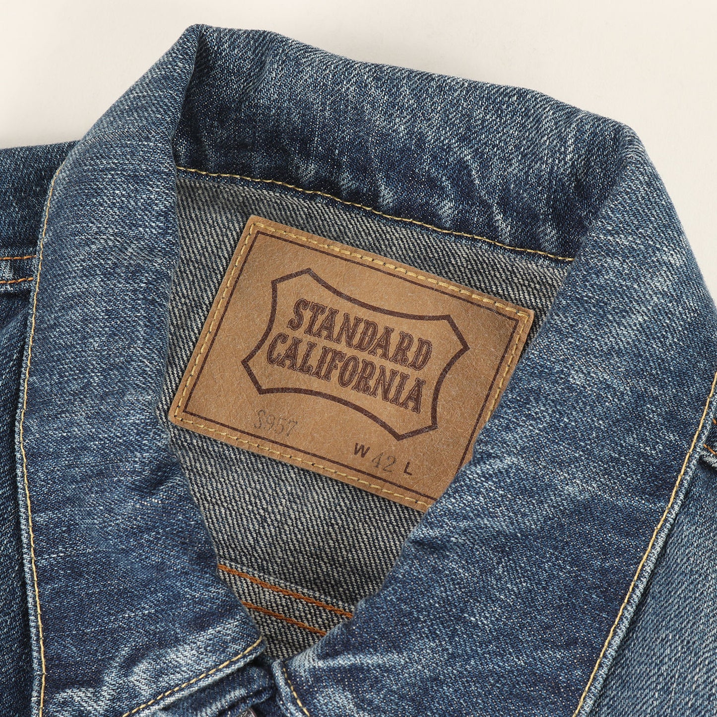 22SS ヴィンテージ加工 デニム 3rd トラッカー ジャケット (SD Denim Jacket S957 Vintage Wash)