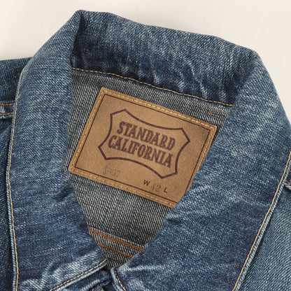 22SS ヴィンテージ加工 デニム 3rd トラッカー ジャケット (SD Denim Jacket S957 Vintage Wash)