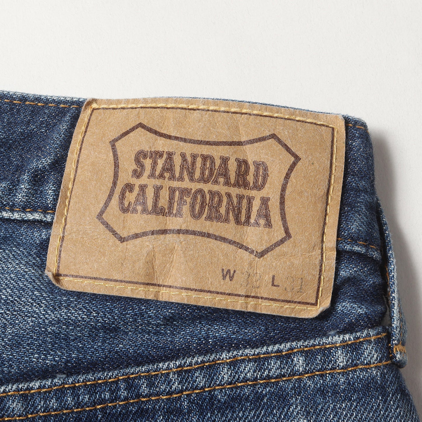 ヴィンテージ ウォッシュ加工 ストレート デニム パンツ (SD 5P Denim Pants 901 66 Vintage Wash) / ボタンフライ