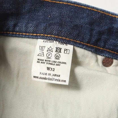 ヴィンテージ ウォッシュ加工 ストレート デニム パンツ (SD 5P Denim Pants 901 66 Vintage Wash) / ボタンフライ
