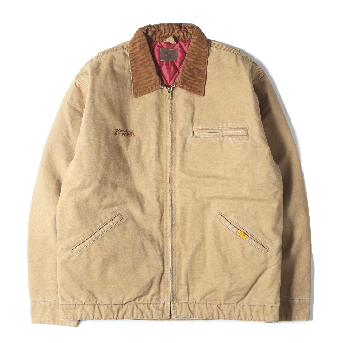 24AW フェード ヴィンテージ加工 ロゴ 刺繍 ダック ジャケット (SD Duck Jacket)