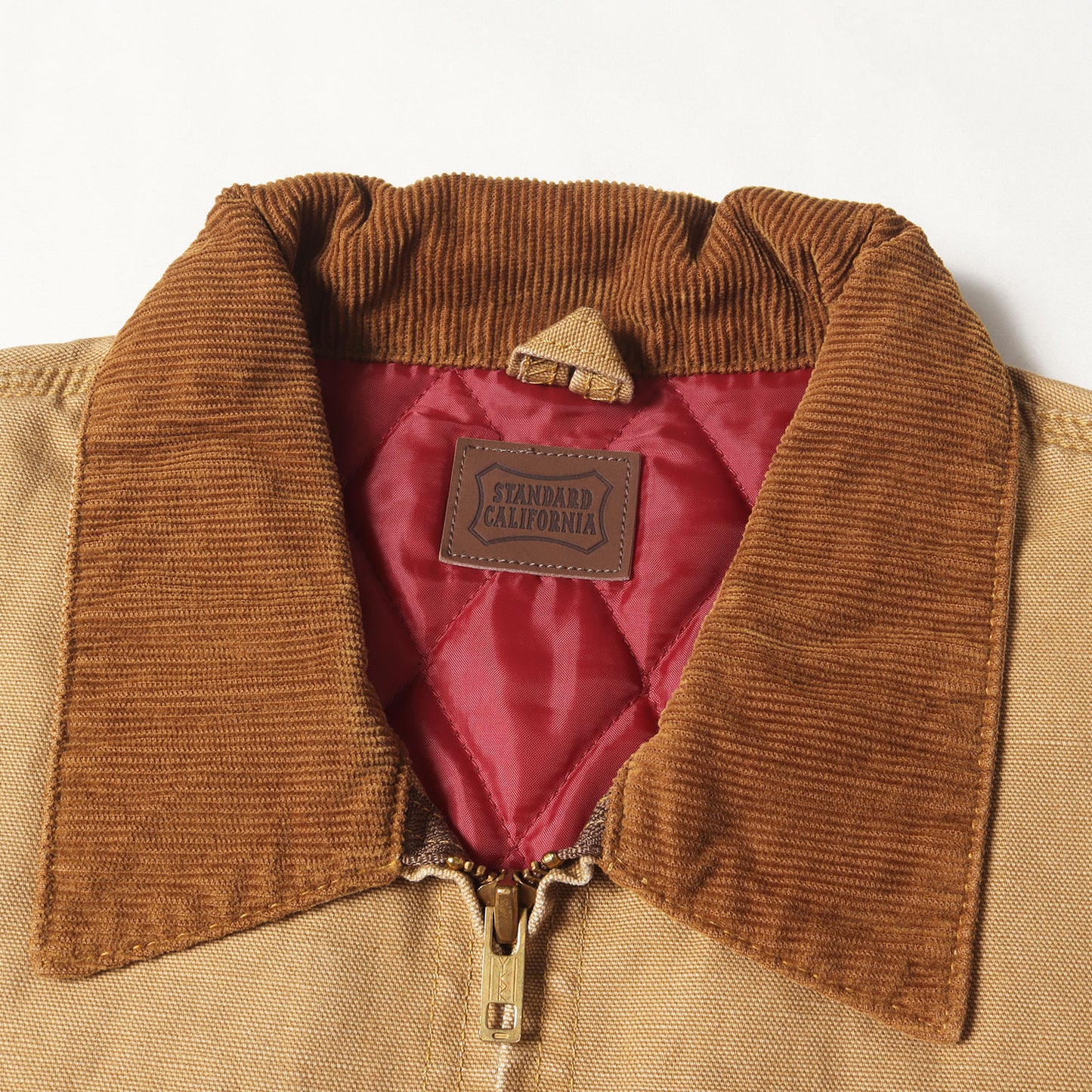 24AW フェード ヴィンテージ加工 ロゴ 刺繍 ダック ジャケット (SD Duck Jacket)