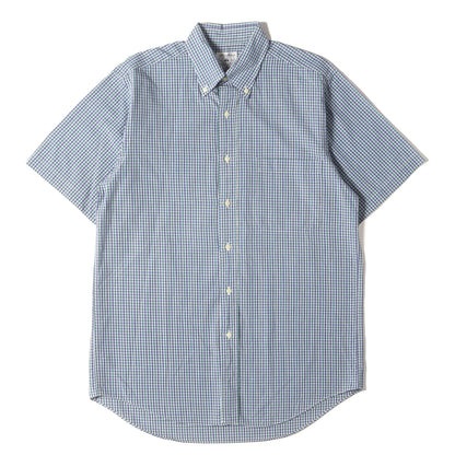 タータンチェック ボタンダウン 半袖 ドレス シャツ (SPORT SHIRT) / MADE IN JAPAN