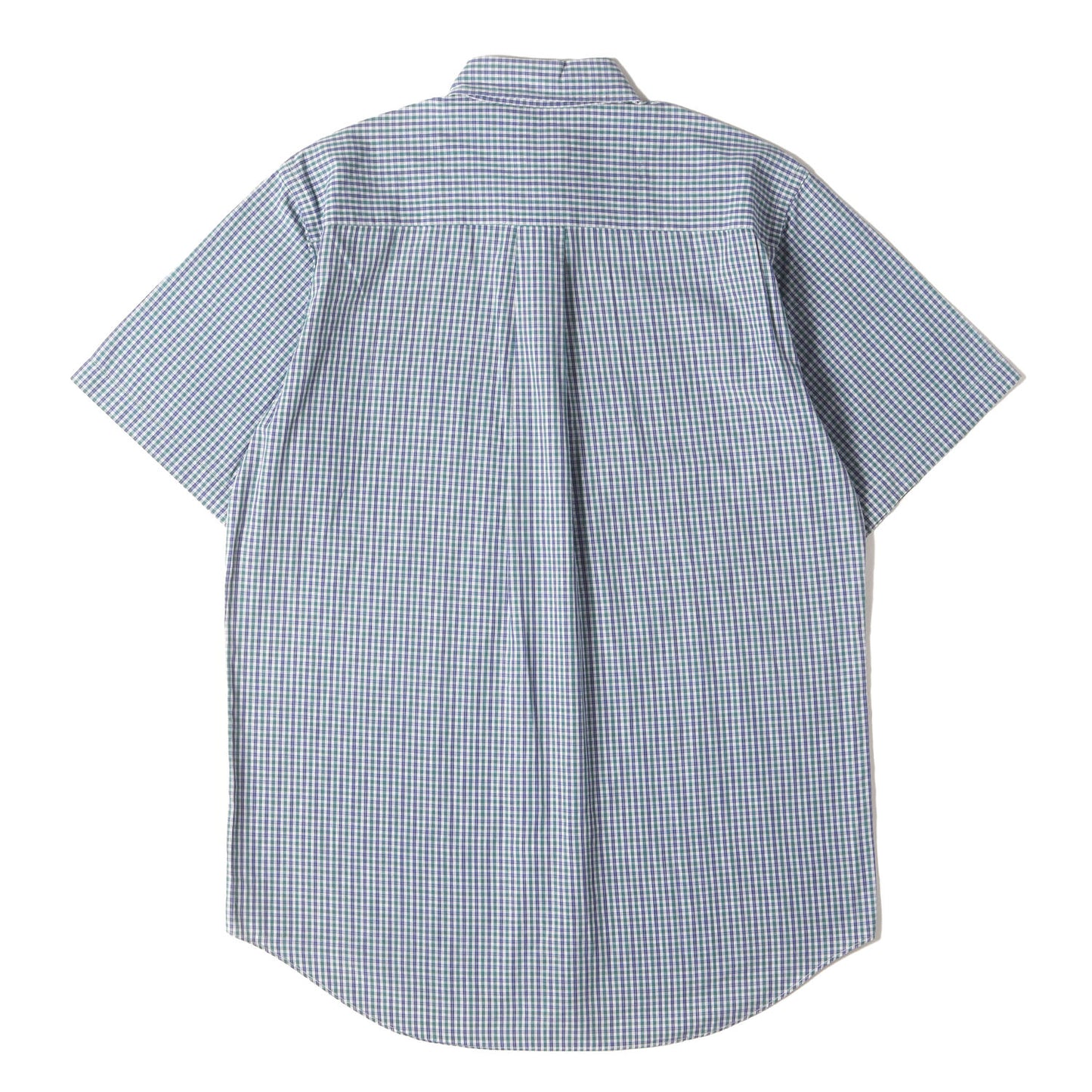 タータンチェック ボタンダウン 半袖 ドレス シャツ (SPORT SHIRT) / MADE IN JAPAN