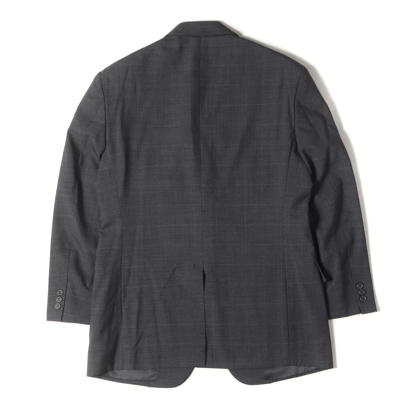 ウインドーペン チェック ウール 2B テーラード ジャケット