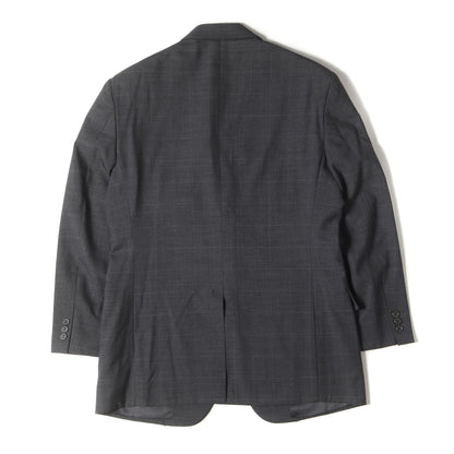 ウインドーペン チェック ウール 2B テーラード ジャケット