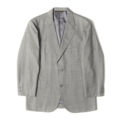 マイクロハウンドトゥース ウール スーツ セットアップ / MADE IN JAPAN