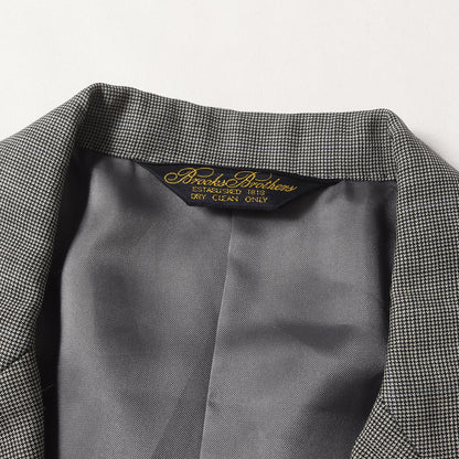 マイクロハウンドトゥース ウール スーツ セットアップ / MADE IN JAPAN