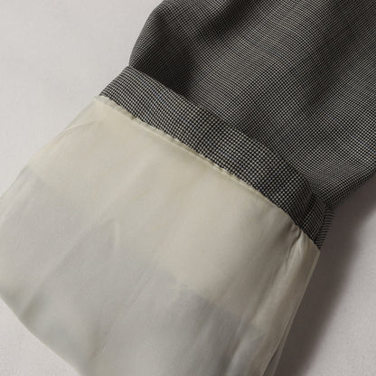 マイクロハウンドトゥース ウール スーツ セットアップ / MADE IN JAPAN