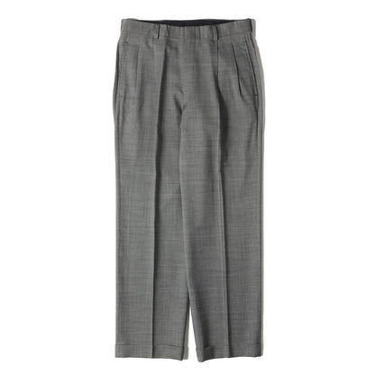 ピンチェック ウール スーツ セットアップ