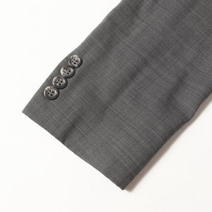 ピンチェック ウール スーツ セットアップ