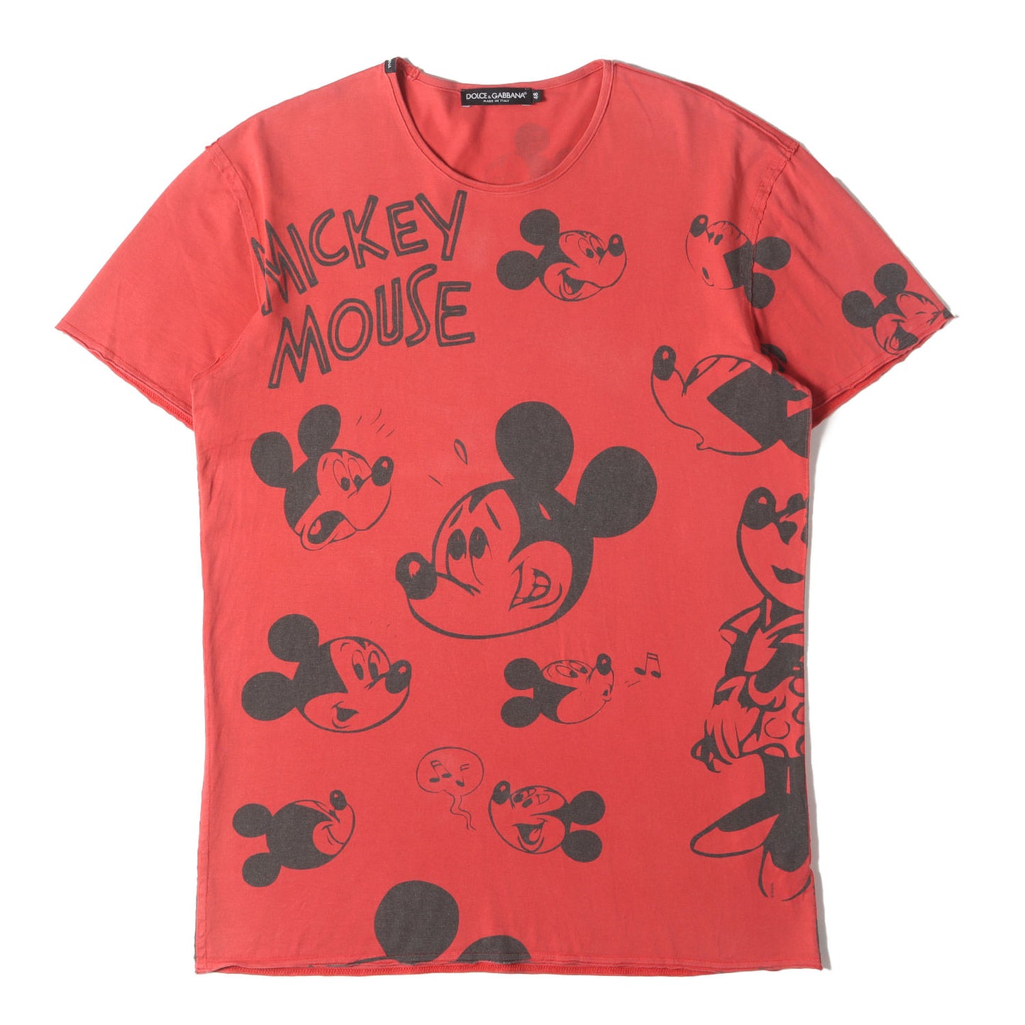 × Disney Mickey Mouse グラフィック Tシャツ (G8U42T G7FY4) / MADE IN ITALY