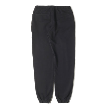 22AW ウォッシュ加工 バックロゴ刺繍 ワンプリーツ スウェット パンツ (Back Logo Sweat 313J136A0807) / 裏起毛