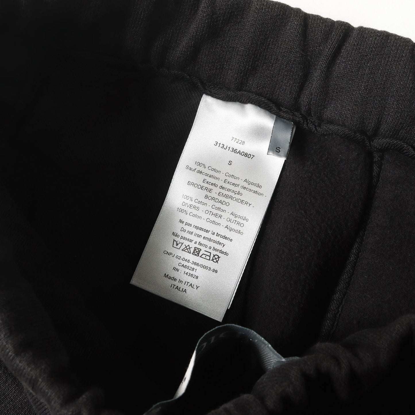 22AW ウォッシュ加工 バックロゴ刺繍 ワンプリーツ スウェット パンツ (Back Logo Sweat 313J136A0807) / 裏起毛