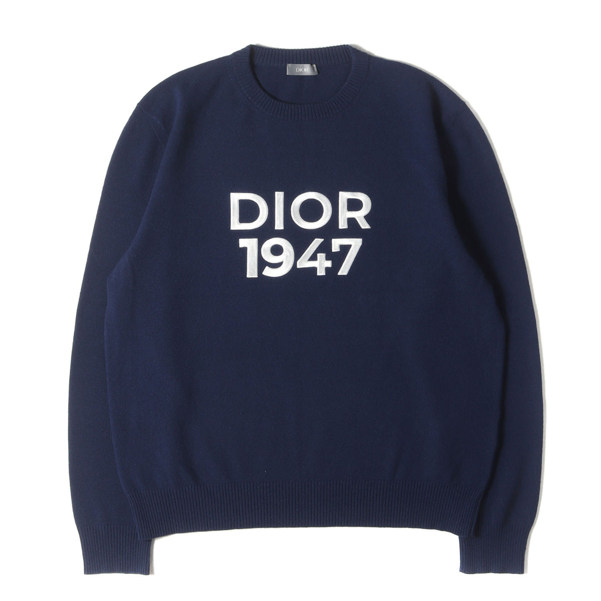 Dior (ディオール) 24SS ロゴ 刺繍 カシミヤ混 ニット セーター 