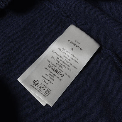 24SS ロゴ 刺繍 カシミヤ混 ニット セーター (413M653AT759)