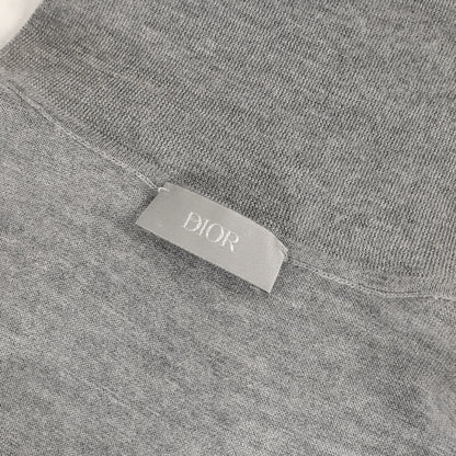 CD刺繍 カシミヤ タートルネック ハイゲージ ニット セーター (113M646AT220)