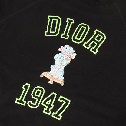 24SS ダメージ加工 Bobby ロゴ 刺繍 スウェット (483J634A0912) / 裏パイル