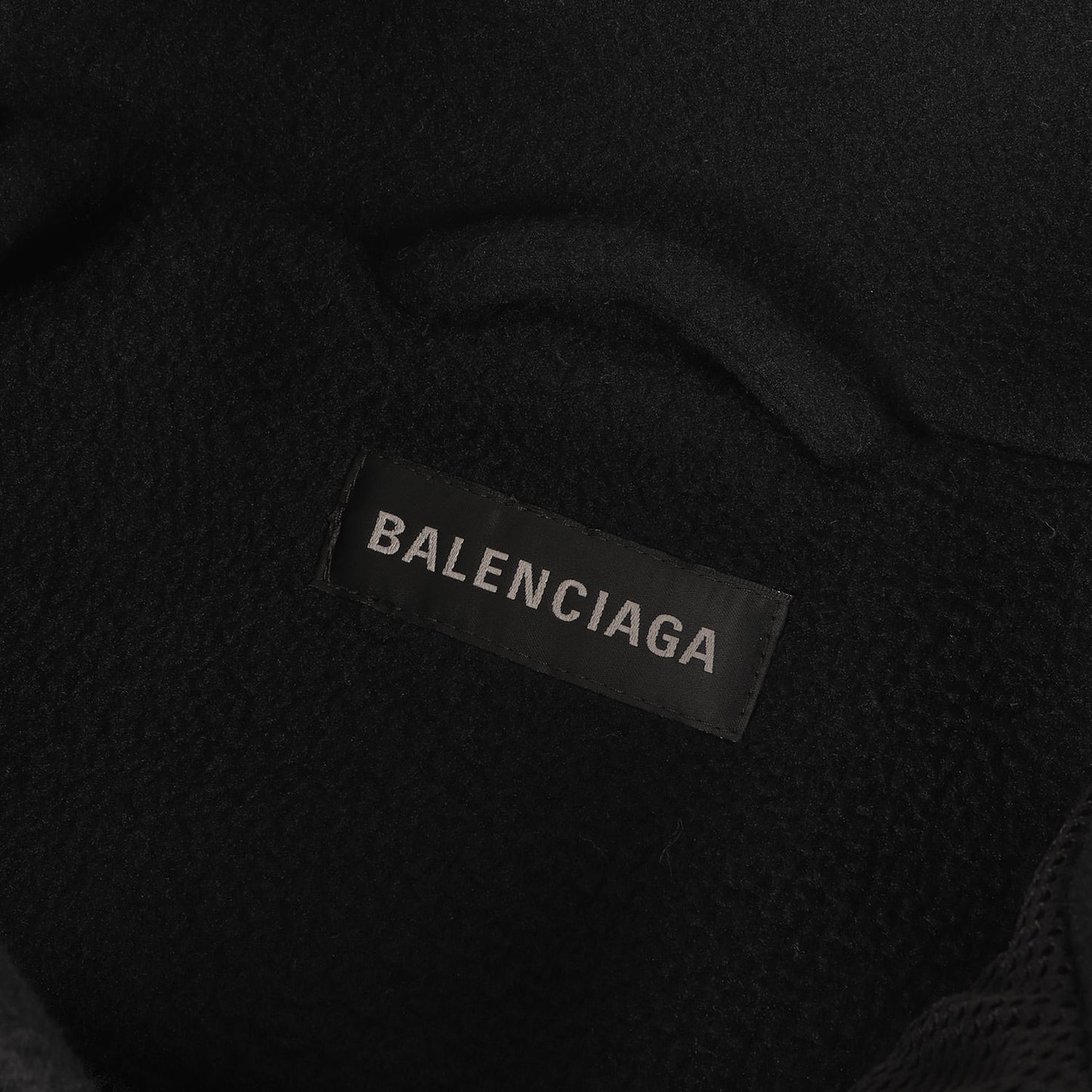 23AW スリーブ ロゴ 刺繍 ハイネック ビッグ サイズ フリース ブルゾン (755106 TJQ32)