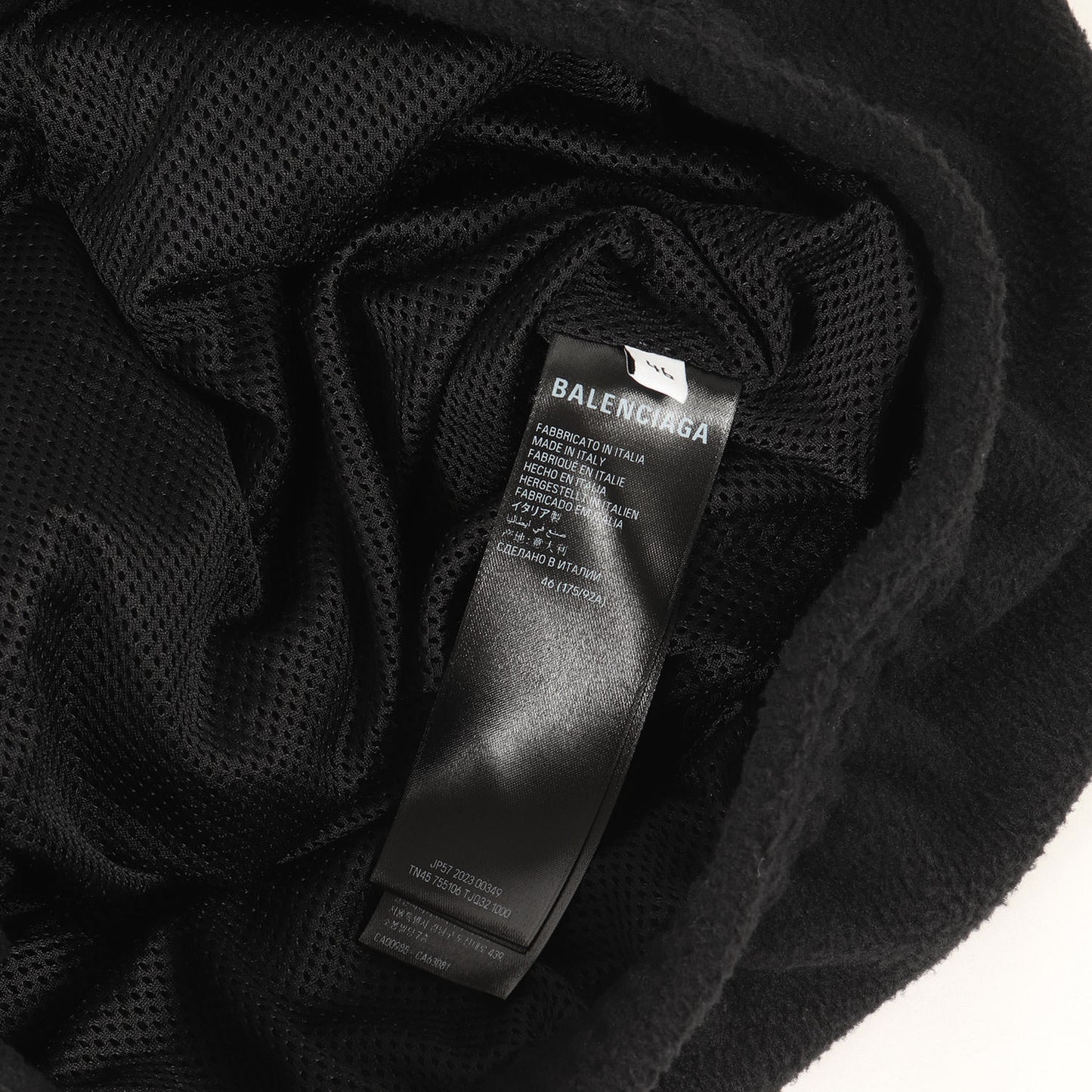 23AW スリーブ ロゴ 刺繍 ハイネック ビッグ サイズ フリース ブルゾン (755106 TJQ32)