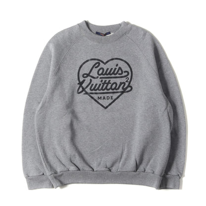 22SS × NIGO プリンテッド ハート ロゴ スウェット (M221M UYR HMY02W) / 裏起毛