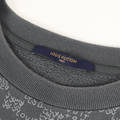 22AW ダミエ スプレッド プリンテッド スウェット (RM222M IHN HNY11W) / 裏起毛