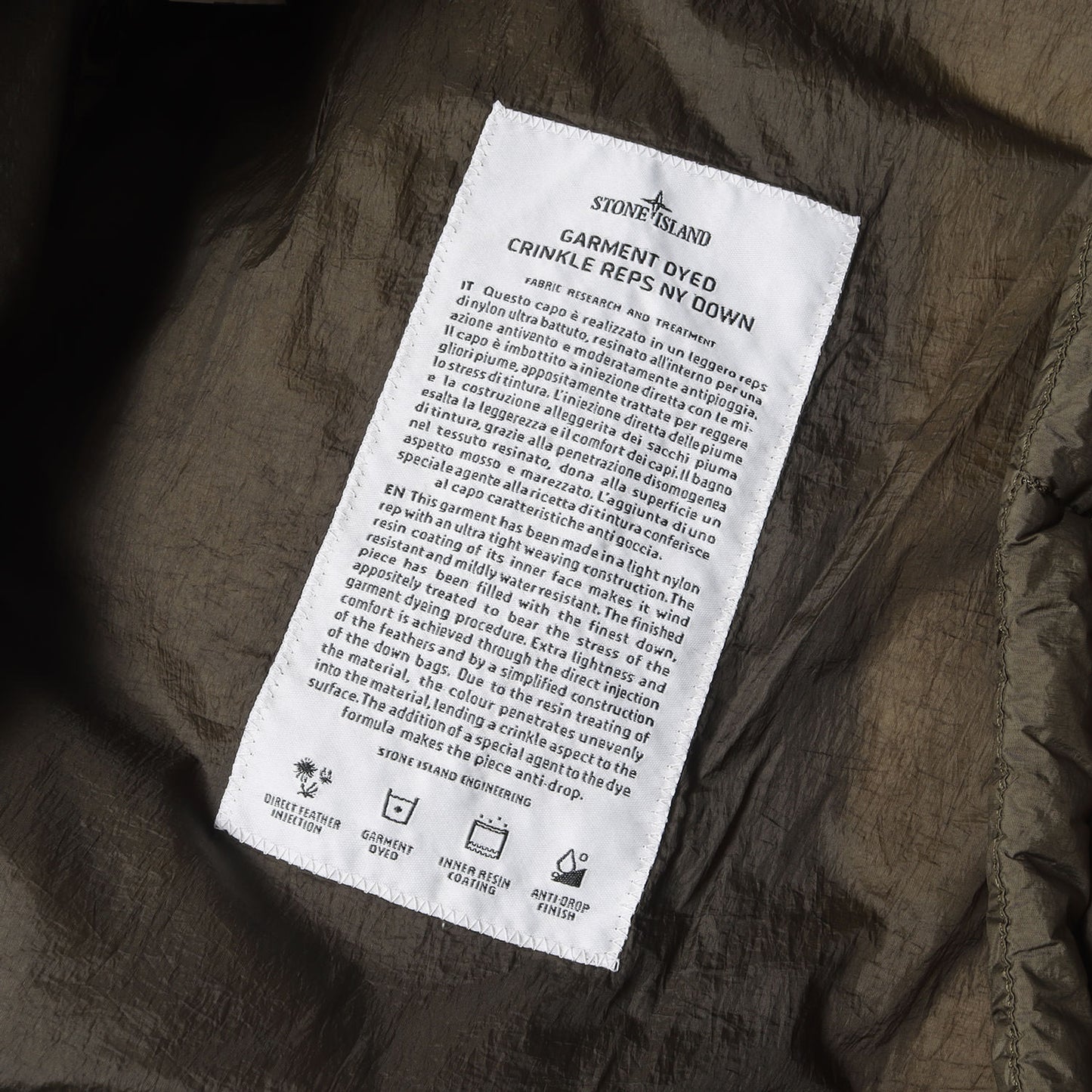 ガーメントダイ ナイロン ハーフジップ プルオーバー ダウンジャケット (691541323)