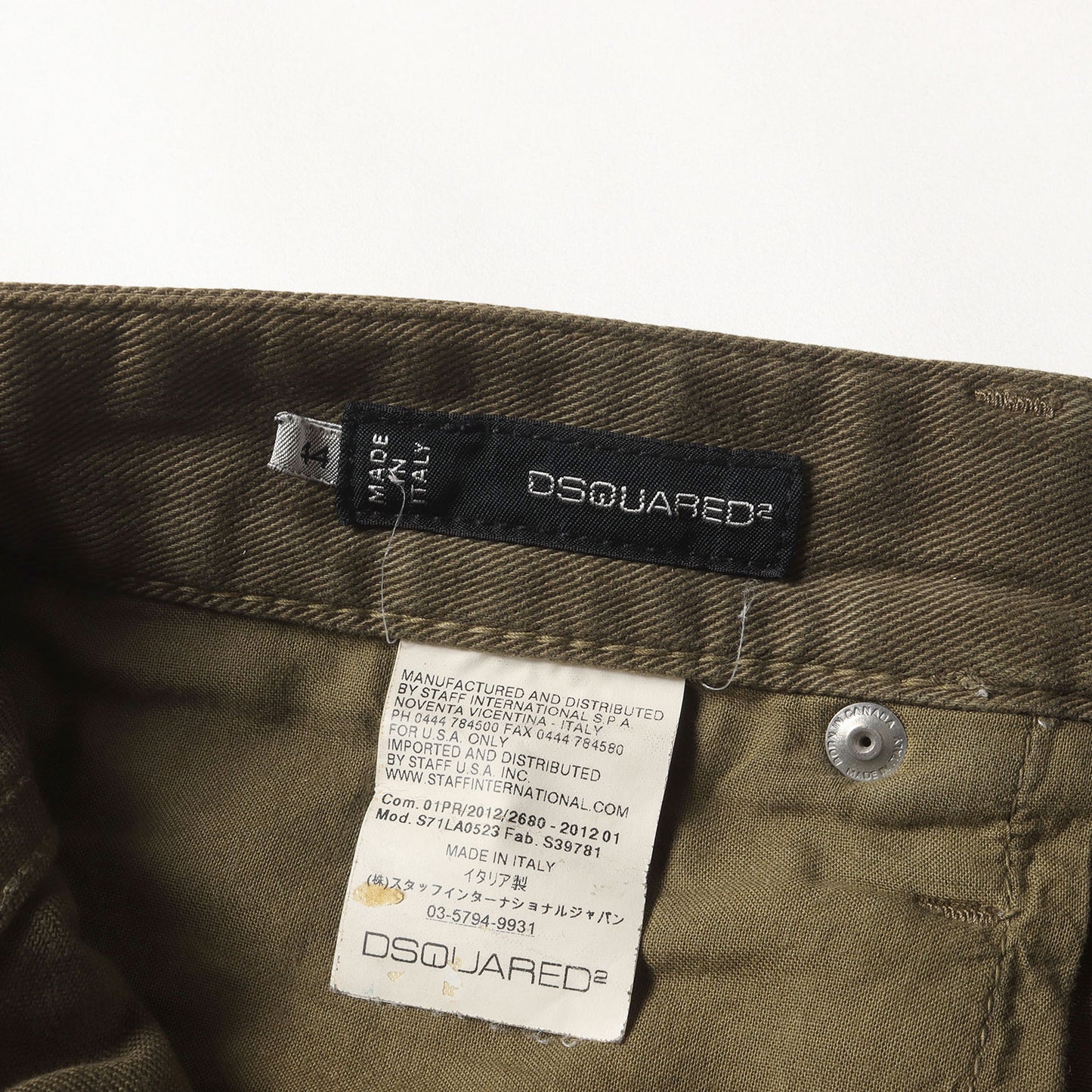 フェード ダメージ ペイント加工 ストレッチ カラーデニム パンツ (S71LA0523 S39781)