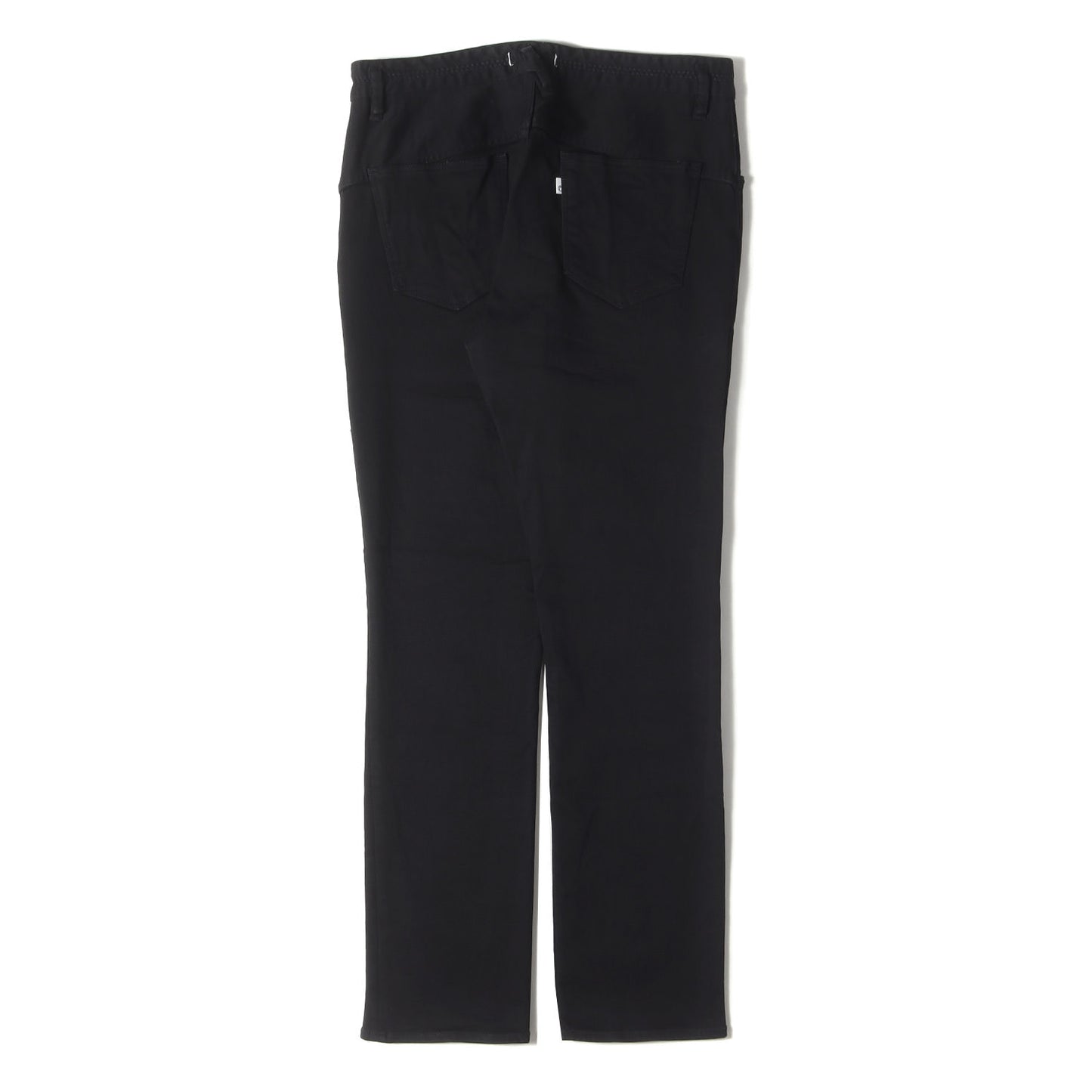 21W / 22S ストレッチ テーパード ブラック カツラギ デニム パンツ (DWELLER 5P JEANS DROPPED FIT C/P KATSURAGI STRETCH NN-P4011)