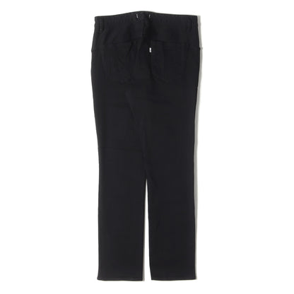 21W / 22S ストレッチ テーパード ブラック カツラギ デニム パンツ (DWELLER 5P JEANS DROPPED FIT C/P KATSURAGI STRETCH NN-P4011)