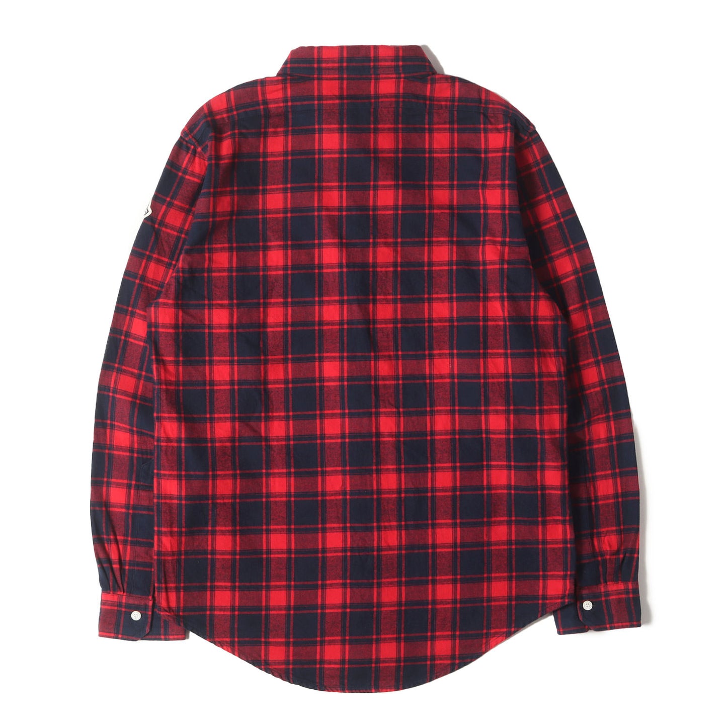 ロゴ アイコン ワッペン 刺繍 フランネル シャツ (CAMICIA E20915201505 54ACK) / 1952 GENIUS