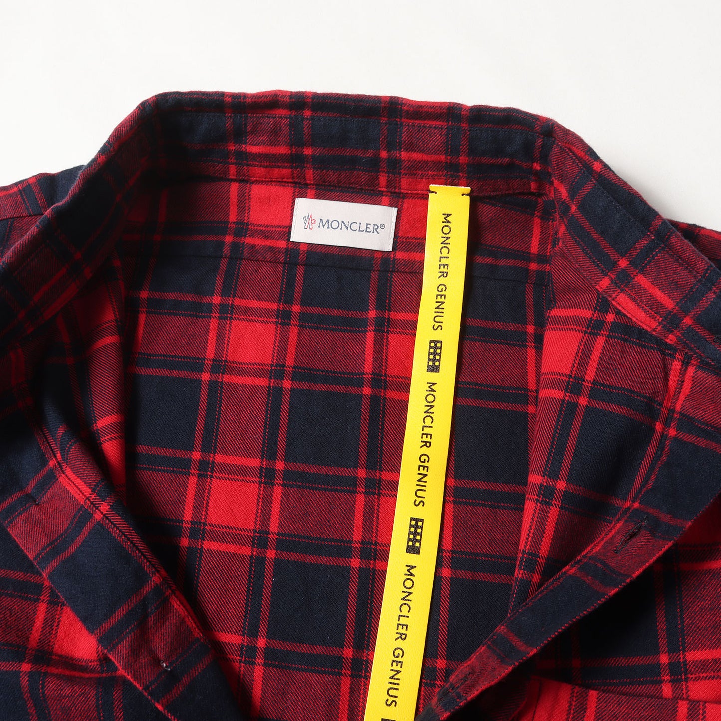 ロゴ アイコン ワッペン 刺繍 フランネル シャツ (CAMICIA E20915201505 54ACK) / 1952 GENIUS