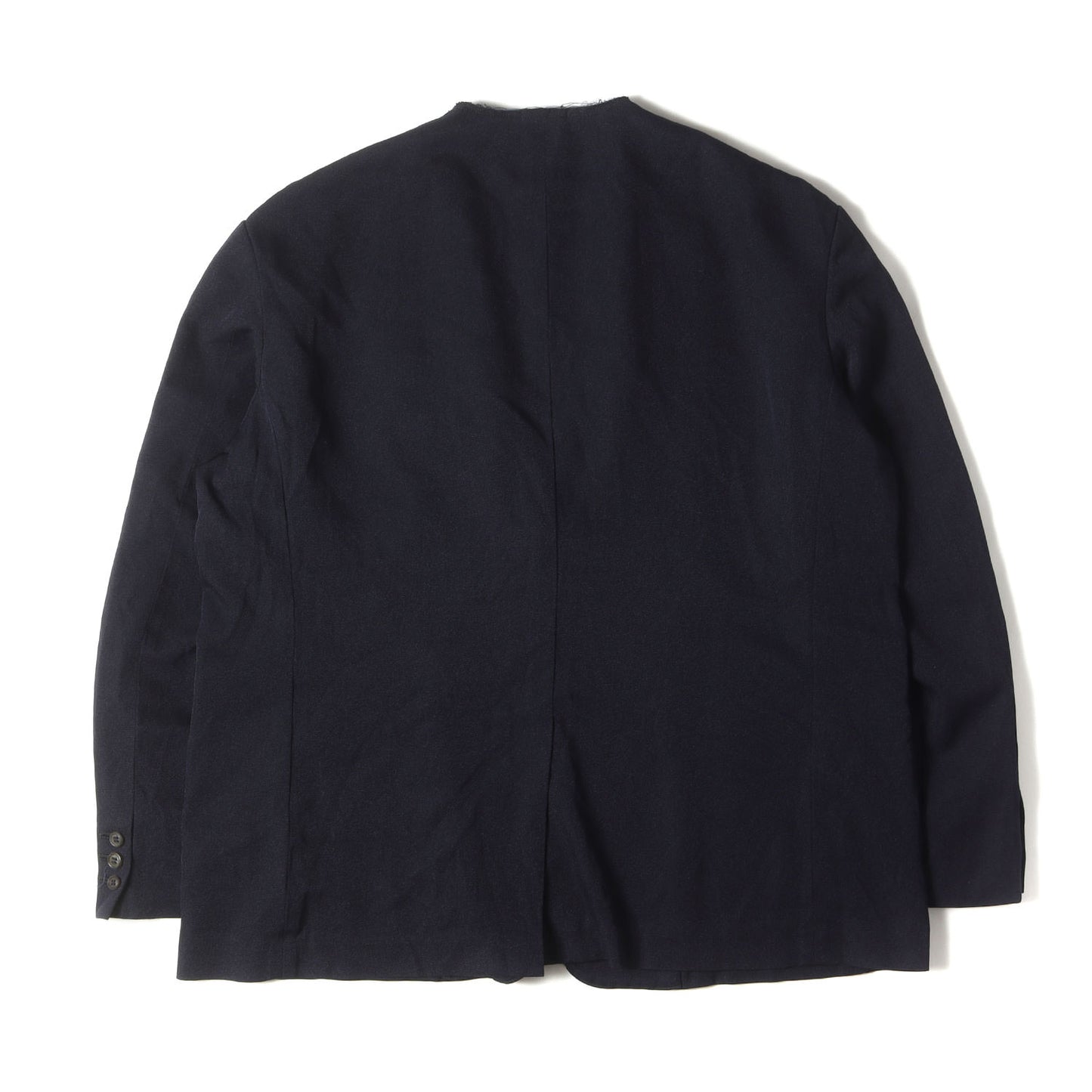 25SS カットオフ ポリ縮 ノーカラー ジャケット (FO-J505)