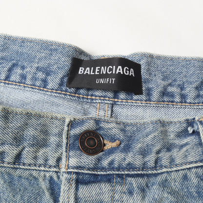 21AW ヴィンテージ加工 ハイウエスト デニム パンツ (High Waisted Jeans 675230 TJW79) / UNIFIT