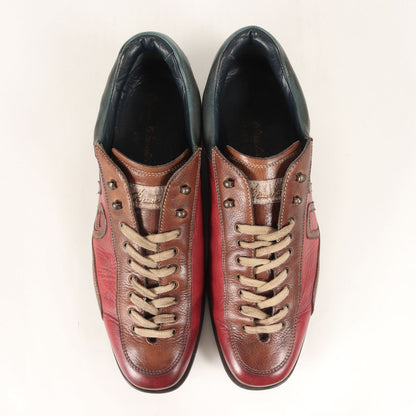 レースアップ レザー スニーカー (S4968) / MADE IN ITALY