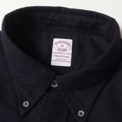 23AW ワンポイント ゴールデンフリース 刺繍 ボタンダウン フランネル シャツ (THE ORIGINAL POLO SHIRT 100206152) / TRADITIONAL
