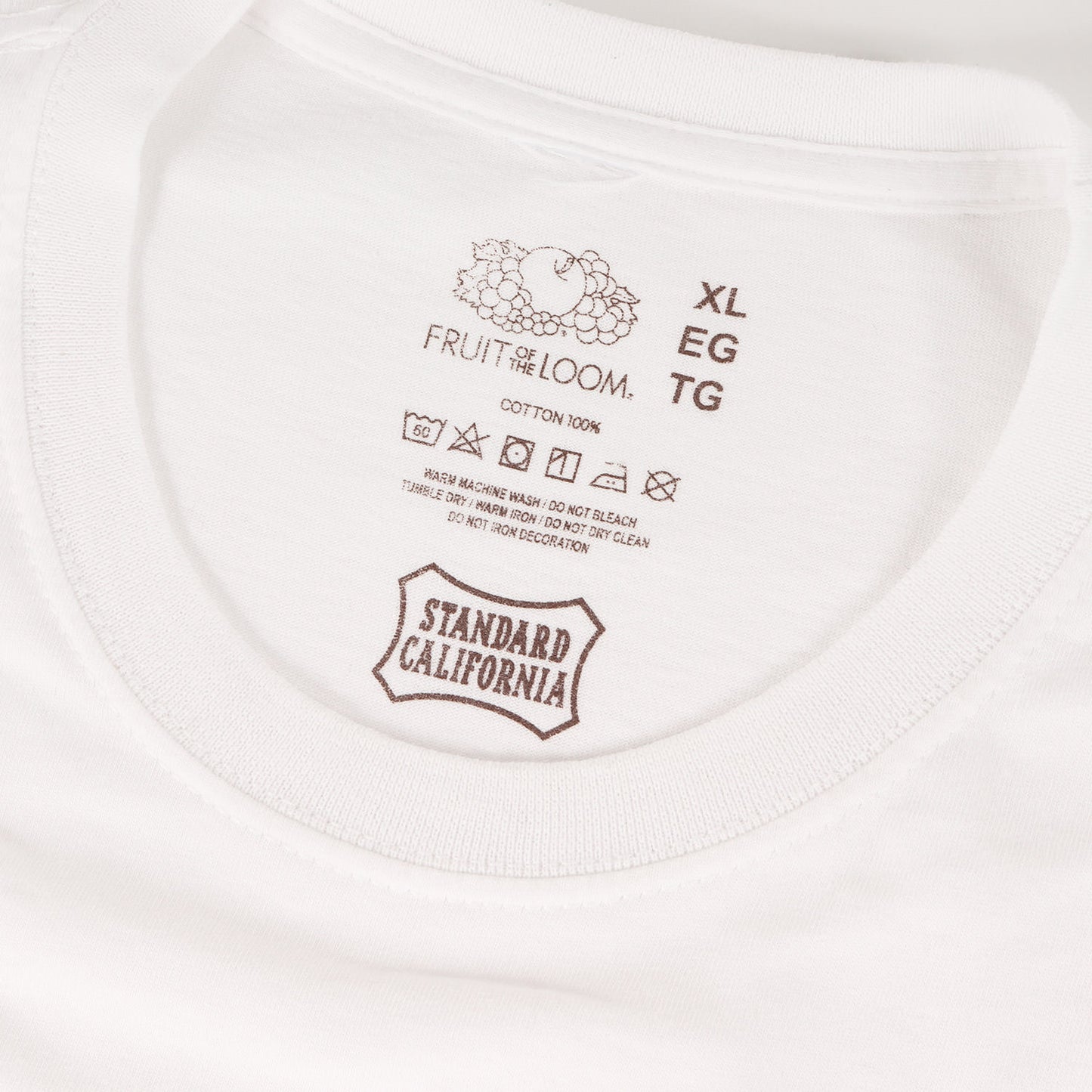 24SS × FRUIT OF THE LOOM ヘム ロゴ プレーン ソリッド Tシャツ (Fruit Of The Loom×SD 2Pack Tee)