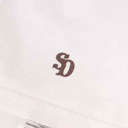 24SS × FRUIT OF THE LOOM ヘム ロゴ プレーン ソリッド Tシャツ (Fruit Of The Loom×SD 2Pack Tee)