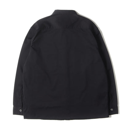 24SS ロゴパッチ 刺繍 ストレッチ ナイロン ワーク シャツ (SD Logo Patch Easy Work Shirt LS)