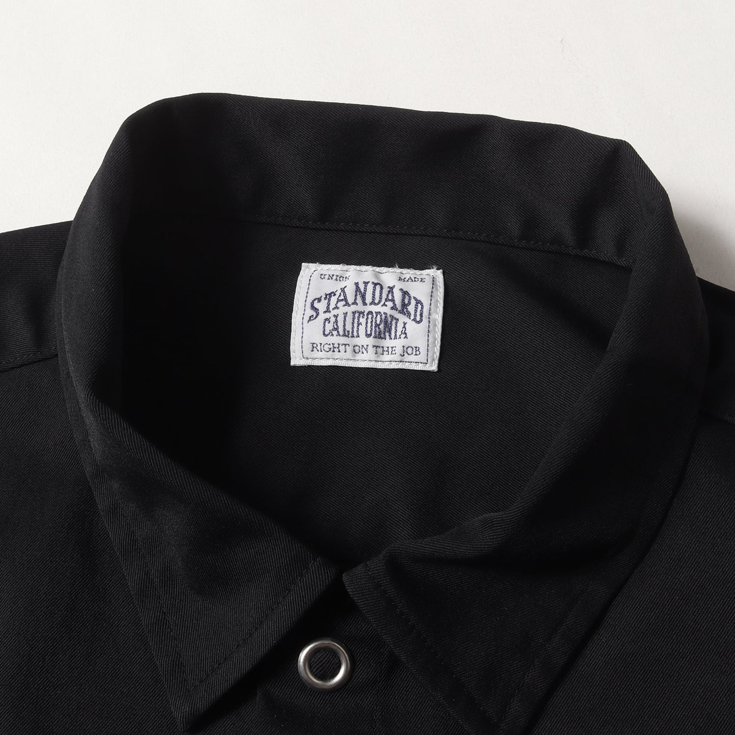 24SS ロゴパッチ 刺繍 ストレッチ ナイロン ワーク シャツ (SD Logo Patch Easy Work Shirt LS)