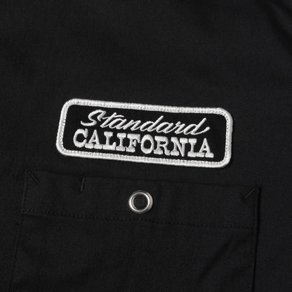 24SS ロゴパッチ 刺繍 ストレッチ ナイロン ワーク シャツ (SD Logo Patch Easy Work Shirt LS)