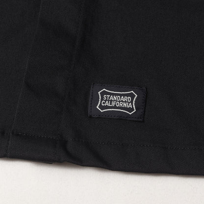 24SS ロゴパッチ 刺繍 ストレッチ ナイロン ワーク シャツ (SD Logo Patch Easy Work Shirt LS)
