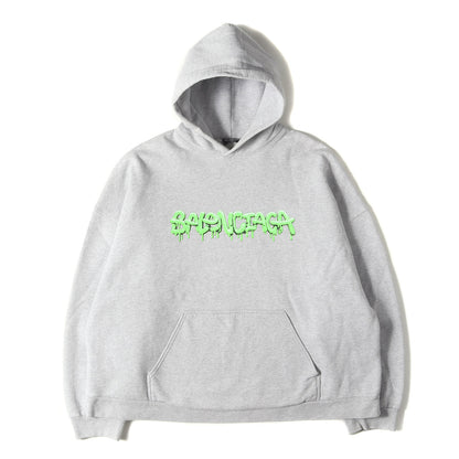 22SS ロゴ スウェット パーカー (SLIME HOODIE WIDE FIT 674986 TLVF2) / 裏起毛 UNISEX